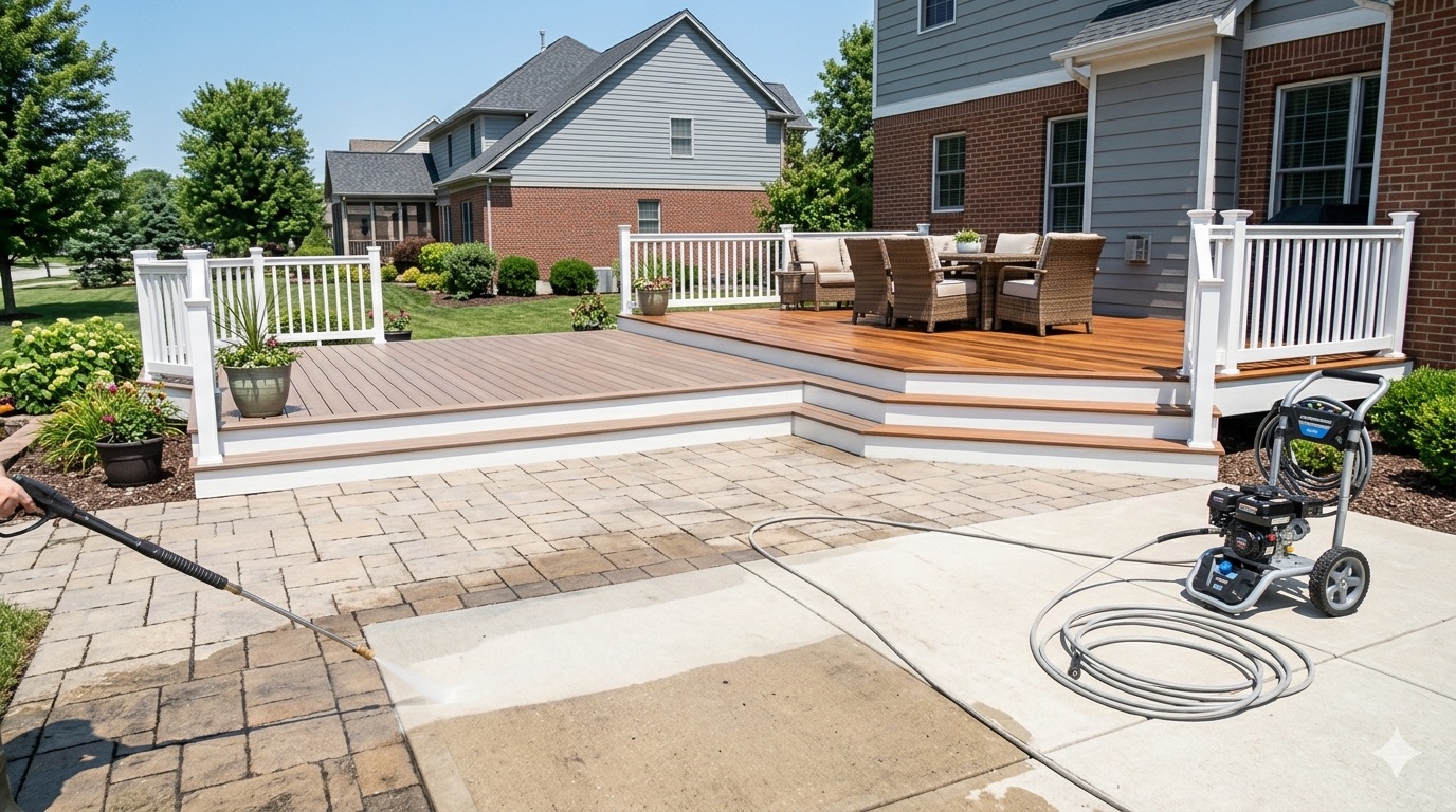Patio Cleaning service in Vernon and Kelowna